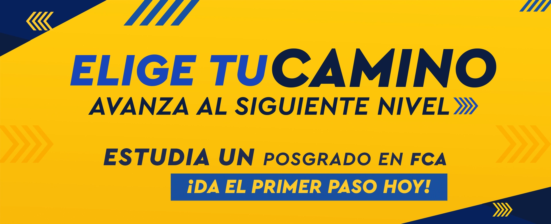 Estudia un posgrado en FCA